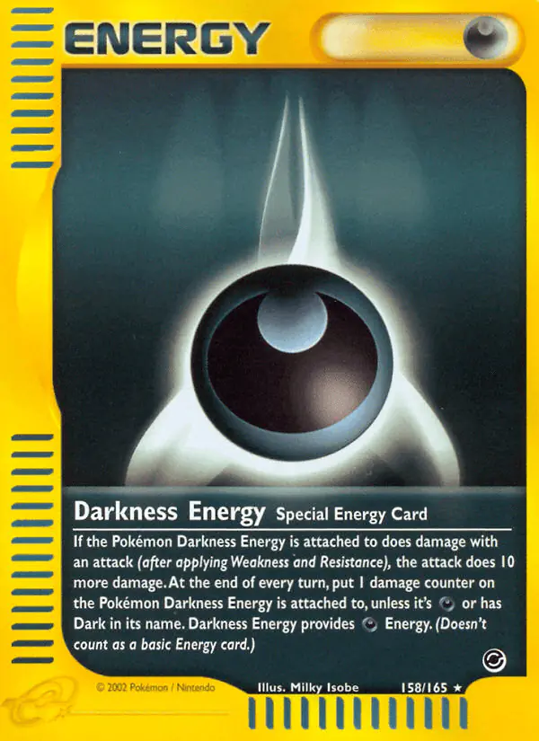 Carta Darkness Energy 158/165 de Expedition Base Set