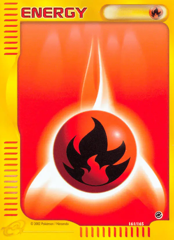 Carta Fire Energy 161/165 de Expedition Base Set