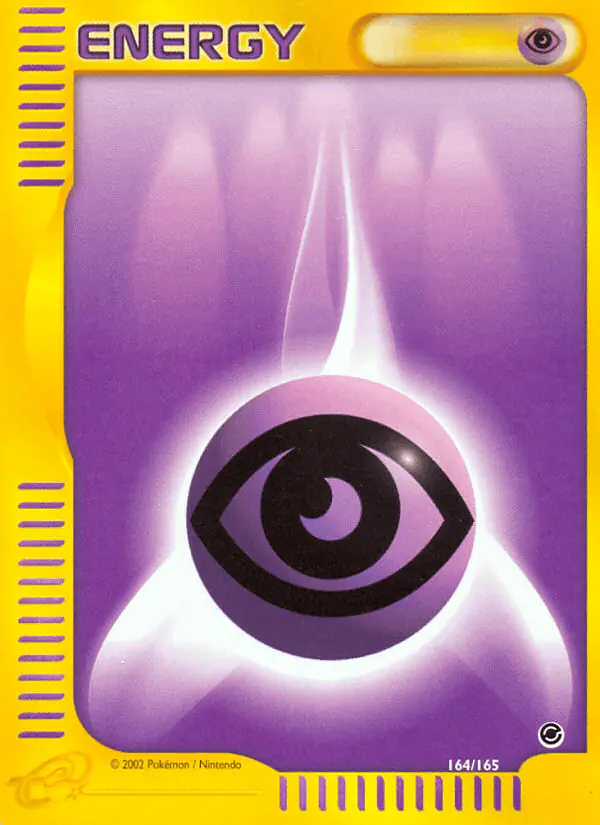 Carta Psychic Energy 164/165 de Expedition Base Set