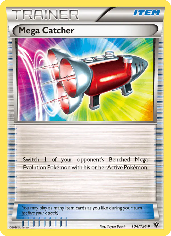 Carta Mega Catcher 104/124 de Fates Collide