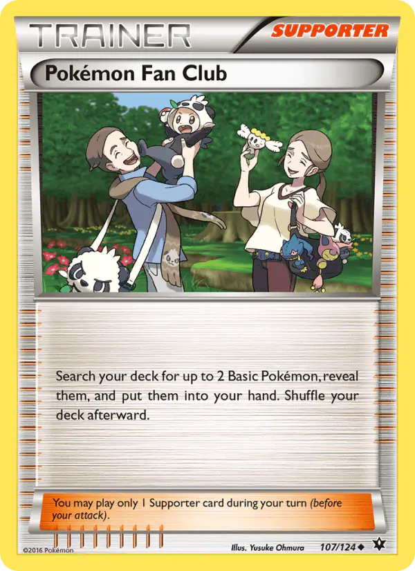 Carta Pokémon Fan Club 107/124 de Fates Collide