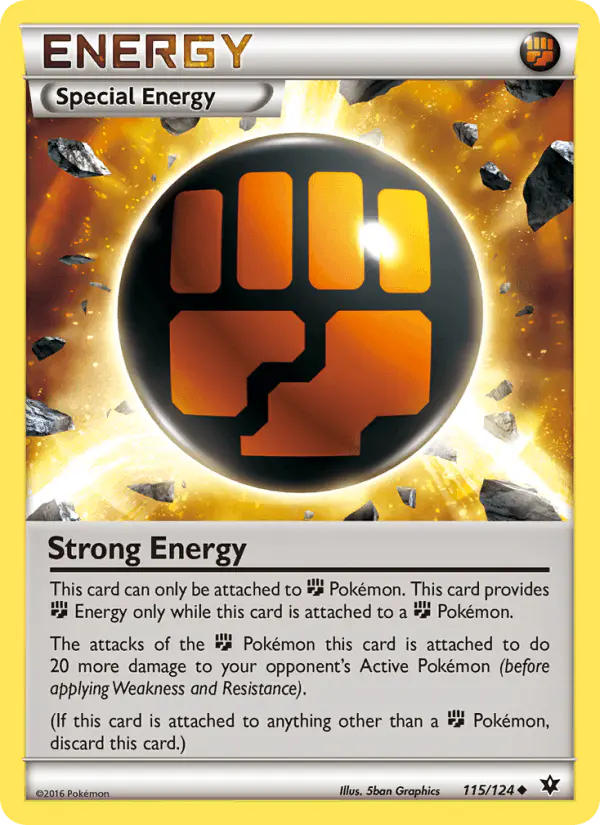 Carta Strong Energy 115/124 de Fates Collide