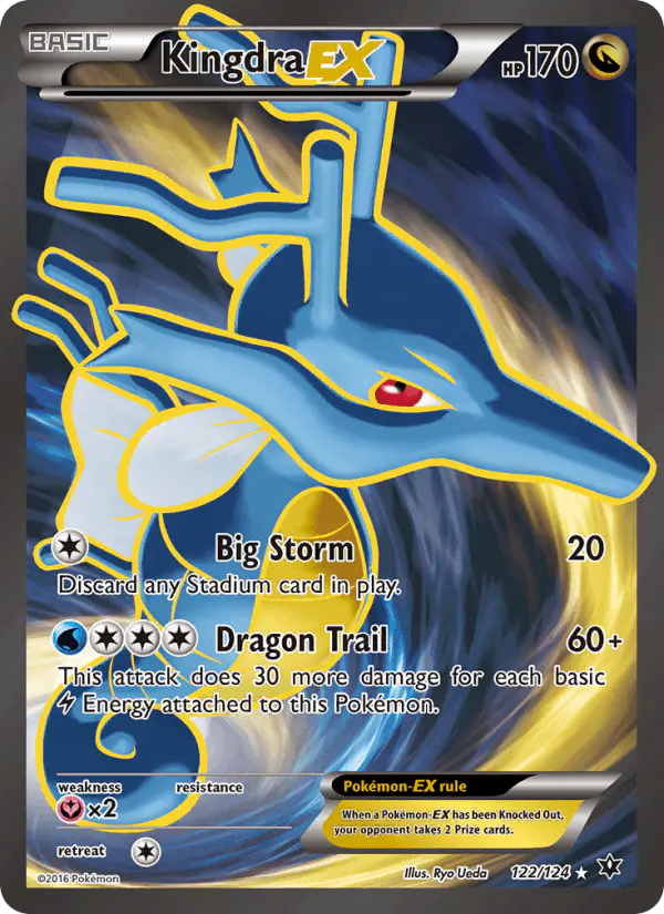 Carta Kingdra EX 122/124 de Fates Collide