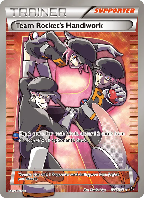Carta Team Rocket's Handiwork 124/124 de Fates Collide