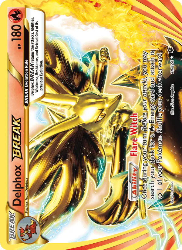 Carta Delphox BREAK 14/124 de Fates Collide