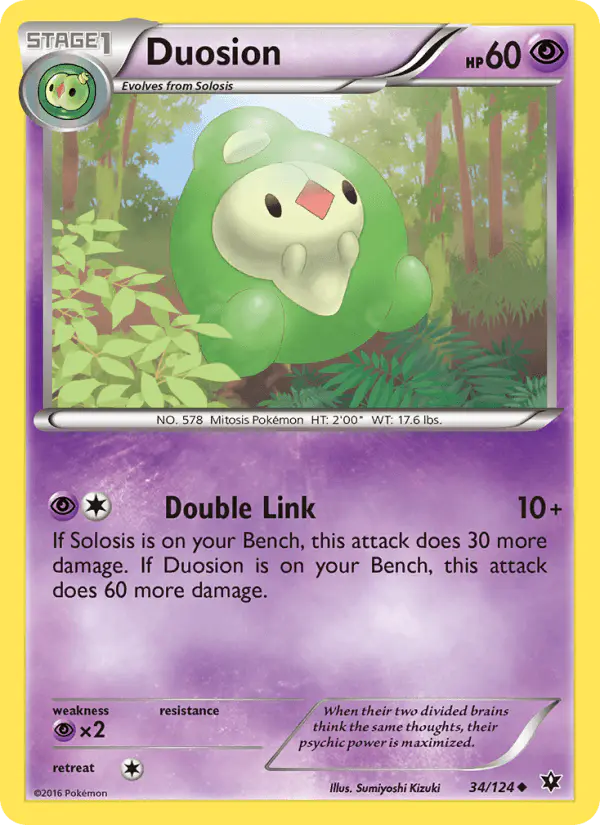 Carta Duosion 34/124 de Fates Collide