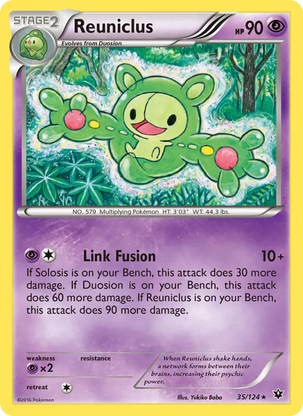 Carta Reuniclus 35/124 de Fates Collide