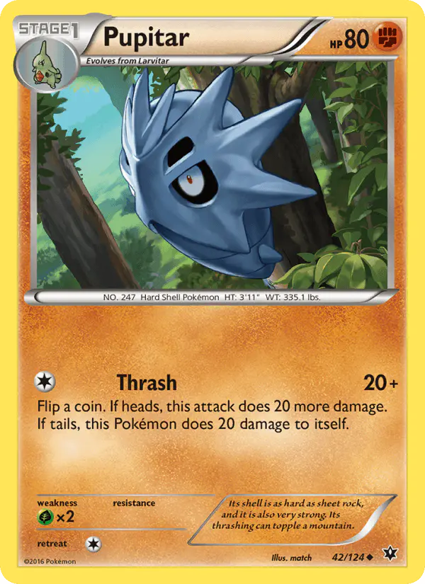 Carta Pupitar 42/124 de Fates Collide