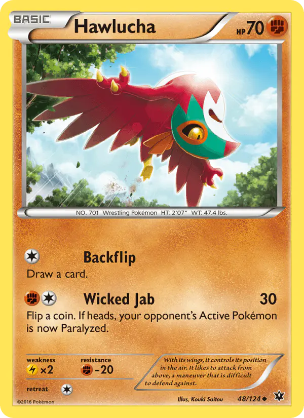 Carta Hawlucha 48/124 de Fates Collide