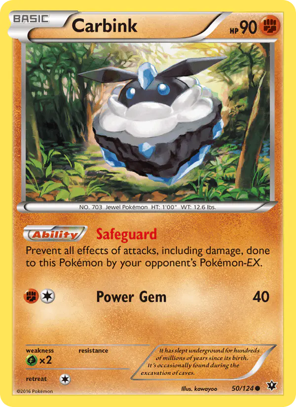 Carta Carbink 50/124 de Fates Collide