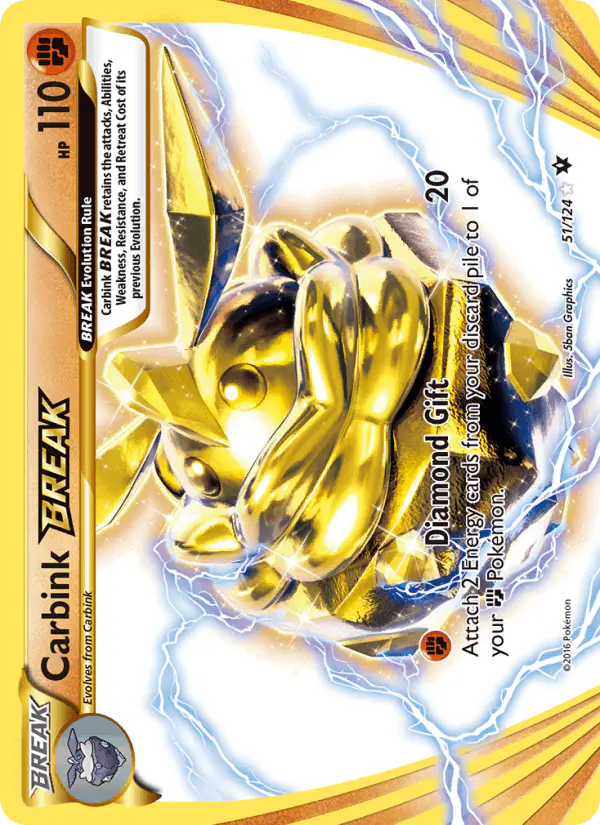 Carta Carbink BREAK 51/124 de Fates Collide