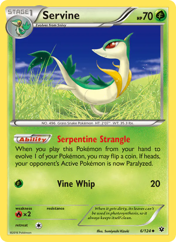 Carta Servine 6/124 de Fates Collide