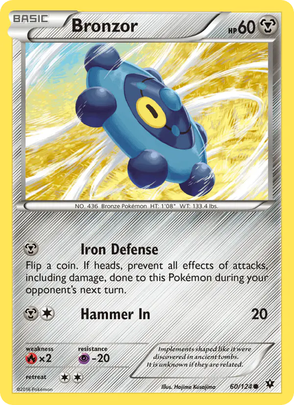Carta Bronzor 60/124 de Fates Collide