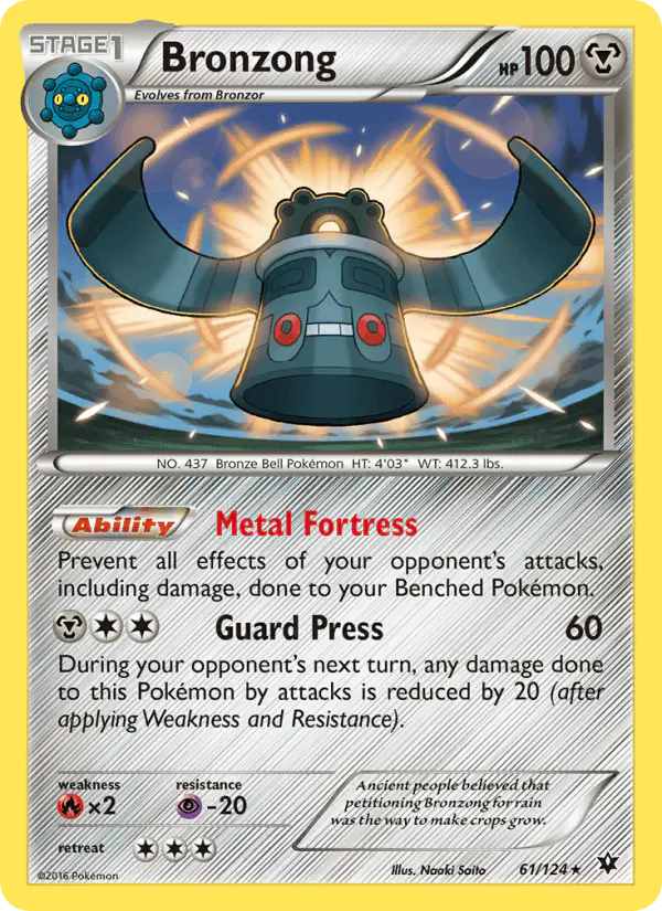 Carta Bronzong 61/124 de Fates Collide