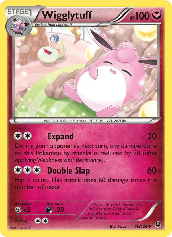 Carta Wigglytuff 66/124 de Fates Collide