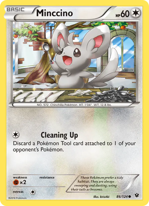 Carta Minccino 86/124 de Fates Collide