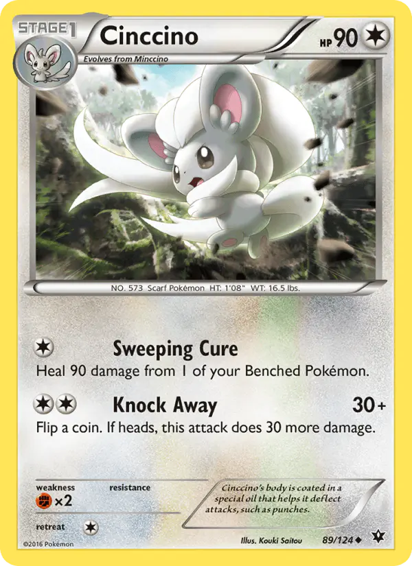 Carta Cinccino 89/124 de Fates Collide