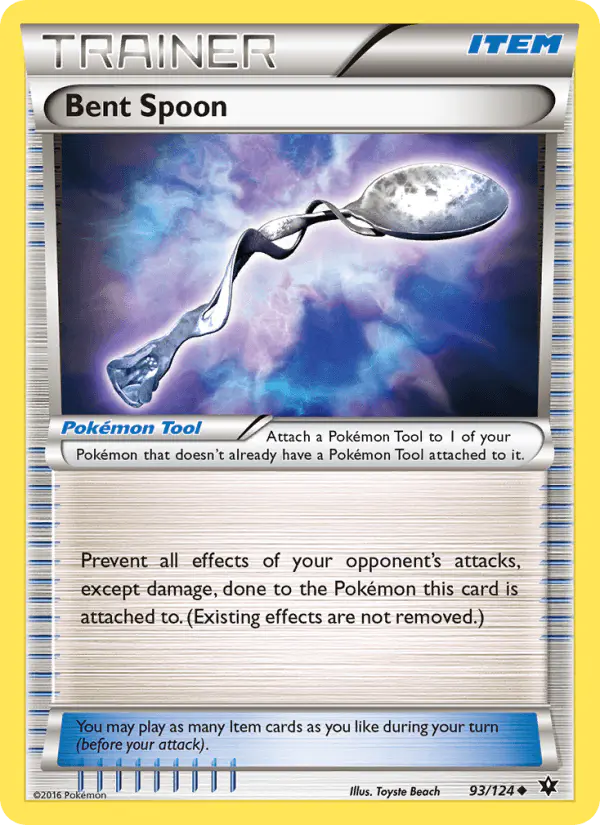 Carta Bent Spoon 93/124 de Fates Collide