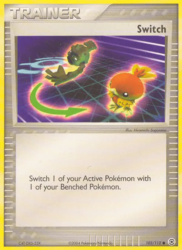 Carta Switch 102/112 de FireRed & LeafGreen