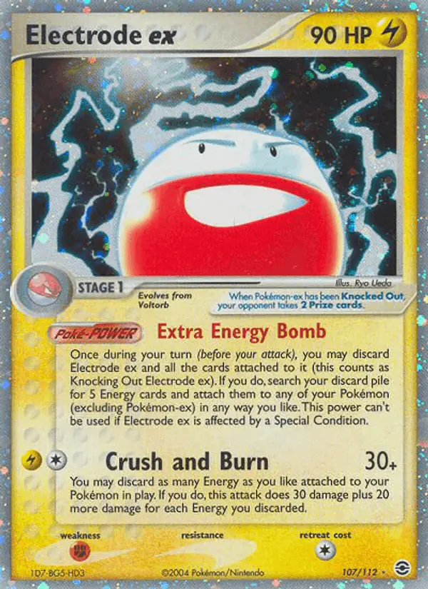 Carta Electrode ex 107/112 de FireRed & LeafGreen