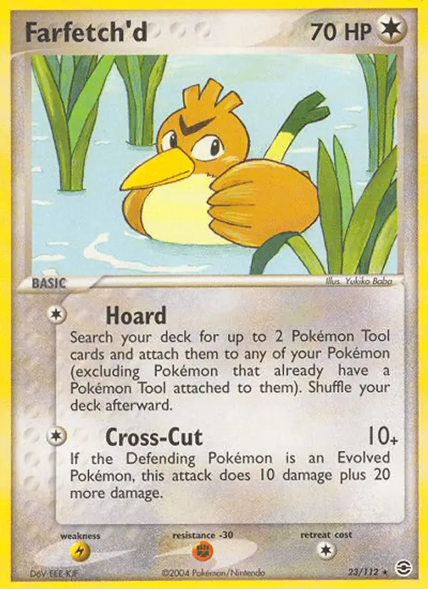 Carta Farfetch'd 23/112 de FireRed & LeafGreen