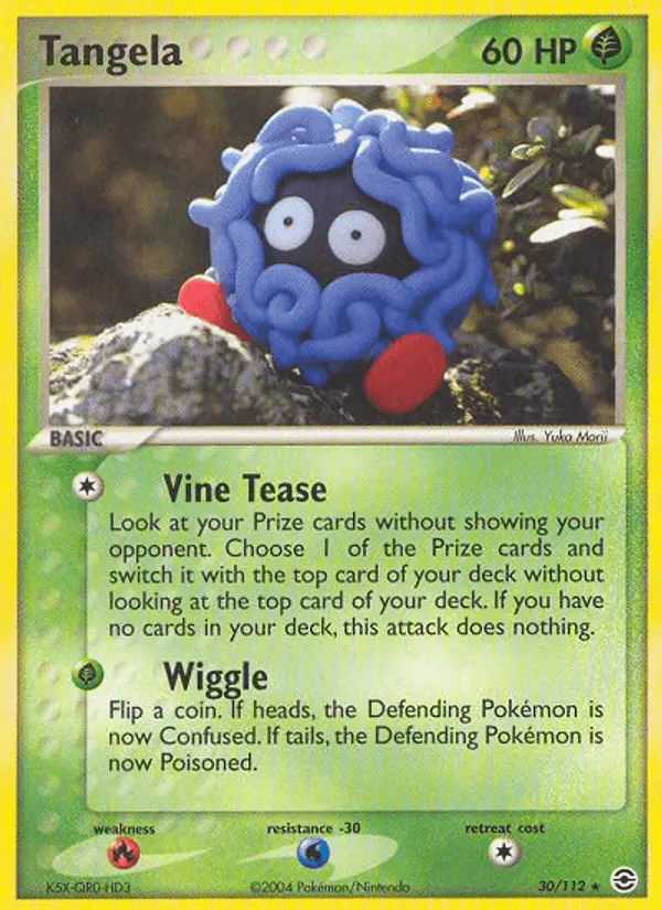 Carta Tangela 30/112 de FireRed & LeafGreen