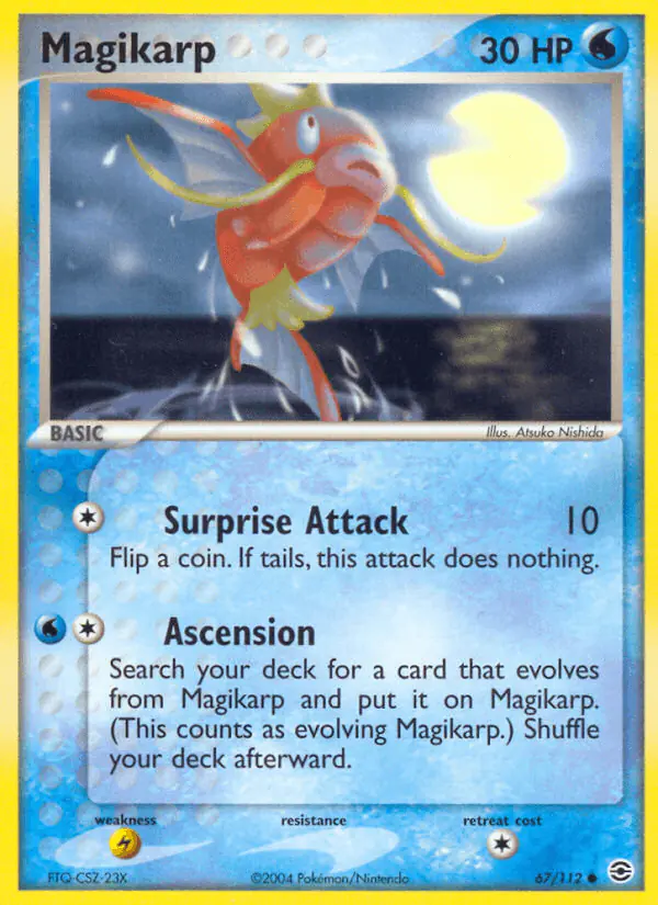 Carta Magikarp 67/112 de FireRed & LeafGreen