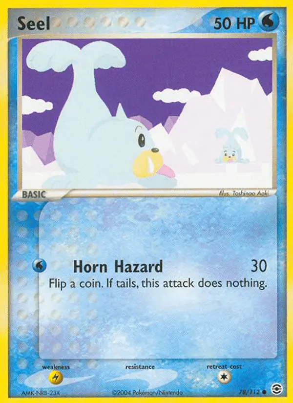 Carta Seel 78/112 de FireRed & LeafGreen