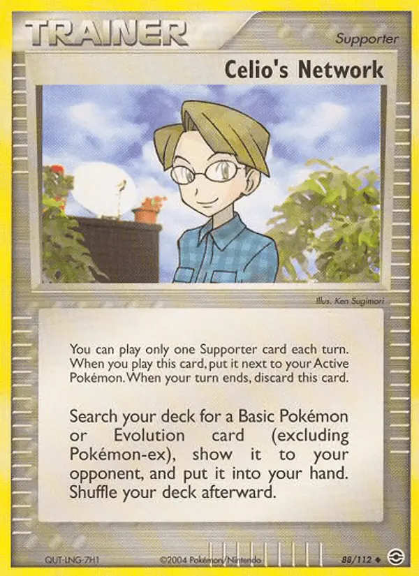 Carta Celio's Network 88/112 de FireRed & LeafGreen