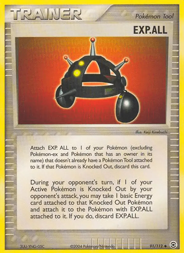 Carta EXP. ALL 91/112 de FireRed & LeafGreen