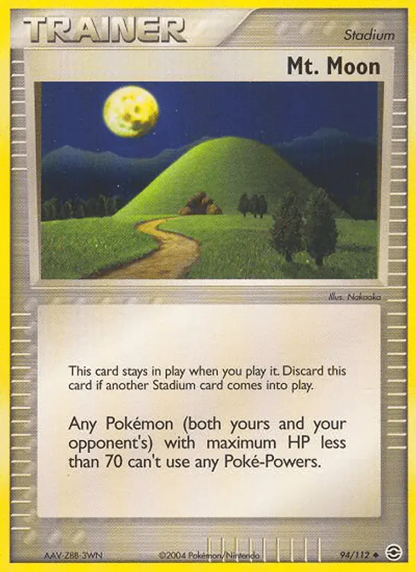 Carta Mt. Moon 94/112 de FireRed & LeafGreen