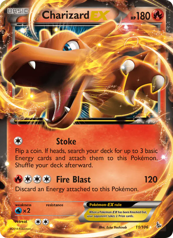 Carta Charizard EX 11/106 de Flashfire