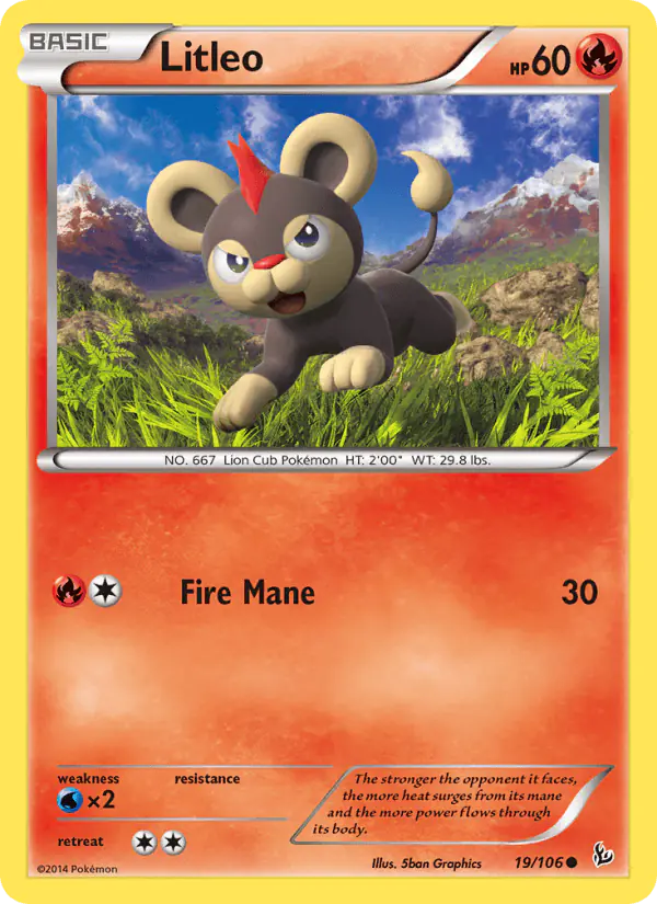 Carta Litleo 19/106 de Flashfire