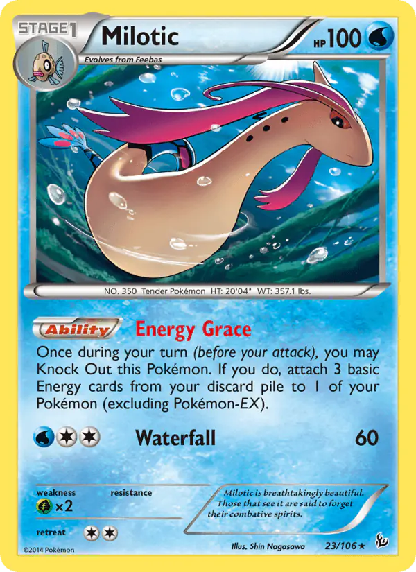 Carta Milotic 23/106 de Flashfire