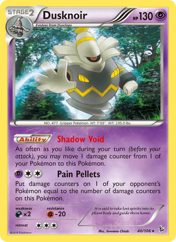 Carta Dusknoir 40/106 de Flashfire