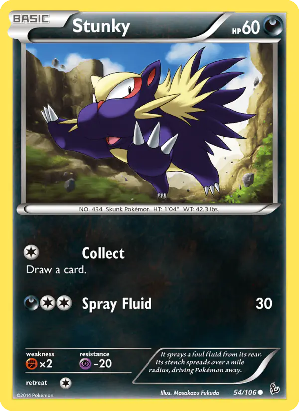 Carta Stunky 54/106 de Flashfire