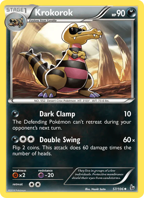 Carta Krokorok 57/106 de Flashfire