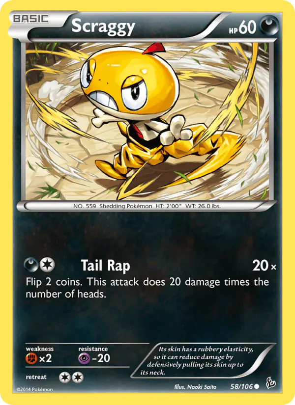 Carta Scraggy 58/106 de Flashfire