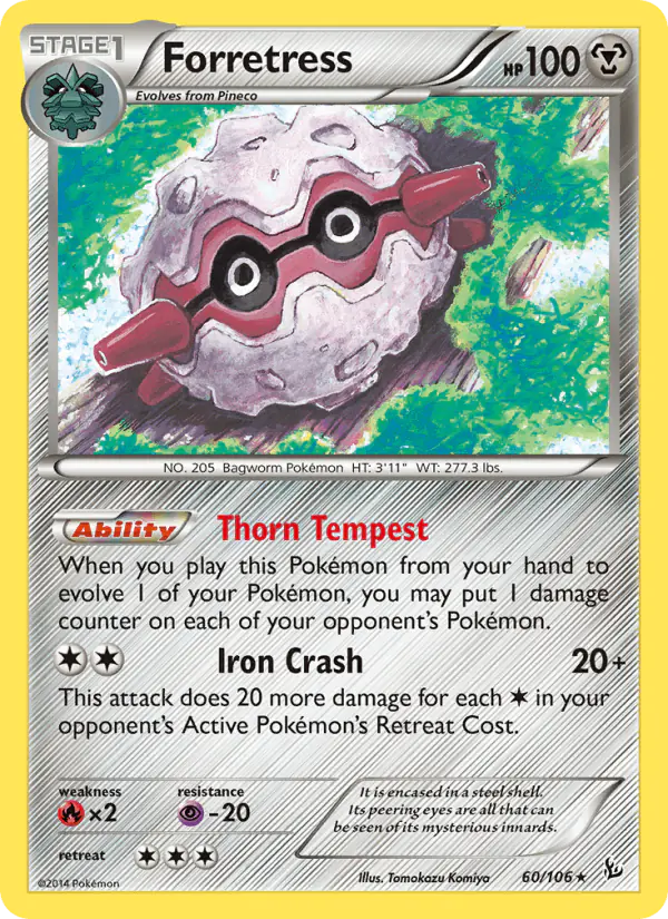 Carta Forretress 60/106 de Flashfire