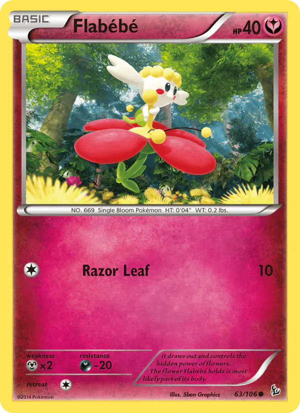 Carta Flabébé 63/106 de Flashfire