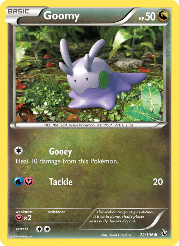 Carta Goomy 72/106 de Flashfire