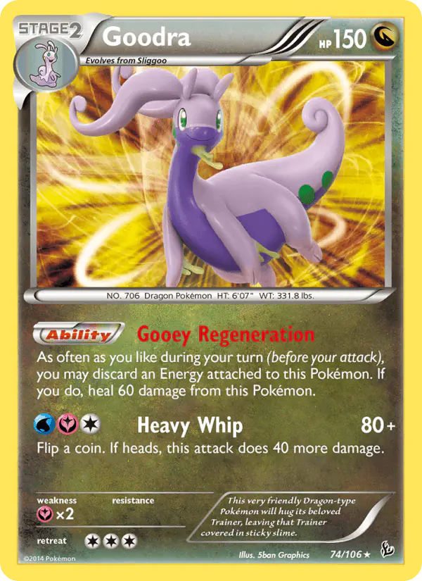 Carta Goodra 74/106 de Flashfire