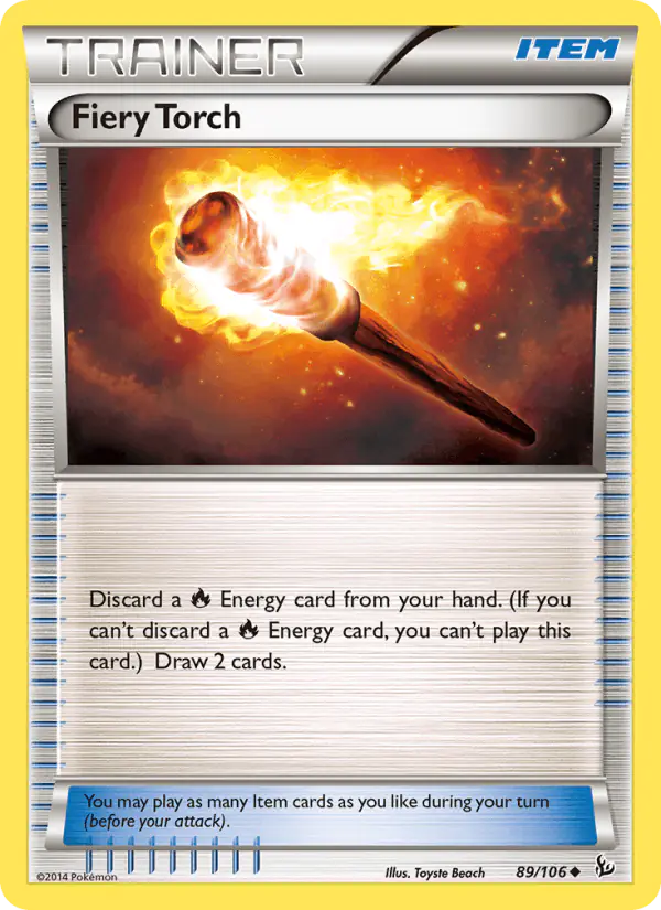 Carta Fiery Torch 89/106 de Flashfire