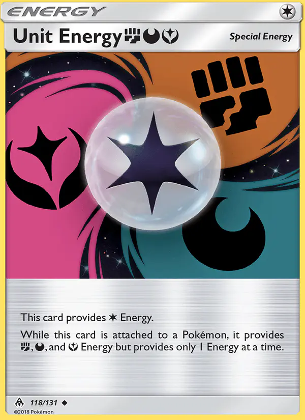 Carta Unit Energy FightingDarknessFairy 118/131 de Forbidden Light