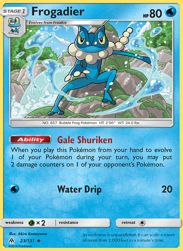 Carta Frogadier 23/131 de Forbidden Light