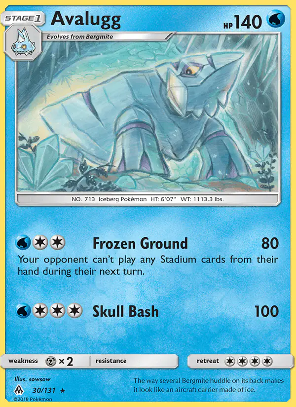 Carta Avalugg 30/131 de Forbidden Light