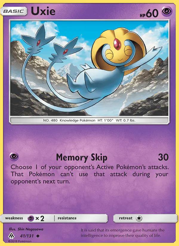 Carta Uxie 41/131 de Forbidden Light