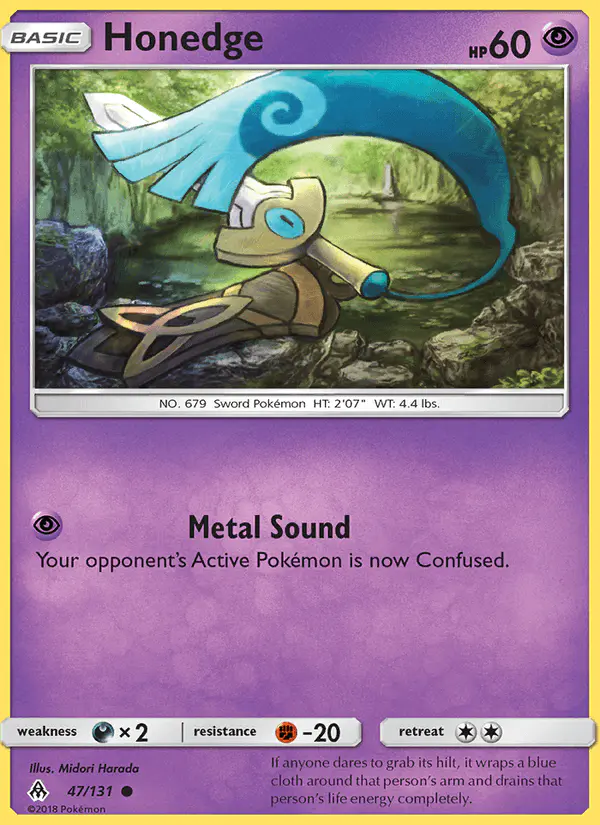 Carta Honedge 47/131 de Forbidden Light