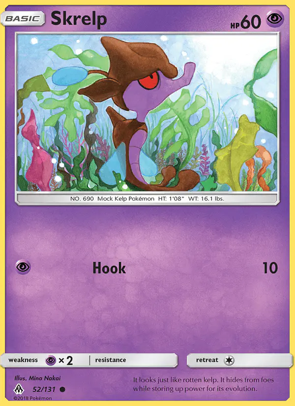 Carta Skrelp 52/131 de Forbidden Light
