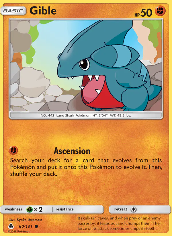 Carta Gible 60/131 de Forbidden Light